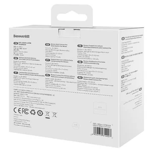 Uchwyt samochodowy elektryczny Baseus Steel Cannon Pro z ładowarką solarną (czarny) - Uchwyty samochodowe do telefonów - miniaturka - grafika 3