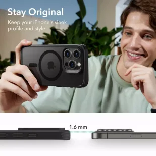 Etui ESR CH Halolock Magsafe do Apple iPhone 15 Pro Max Frosted Black - Etui i futerały do telefonów - miniaturka - grafika 13