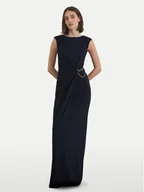 Sukienki - LAUREN RALPH LAUREN Sukienka wieczorowa 253979877001 Granatowy Slim Fit - miniaturka - grafika 1