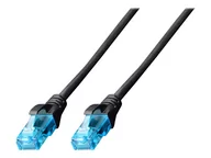 Pozostałe akcesoria sieciowe - DIGITUS DK-1512-030/BL DIGITUS Kabel patch cord UTP, CAT.5E, czarny, 3.0m, 15 LGW - miniaturka - grafika 1