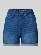 Spodenki damskie - Szorty jeansowe o kroju relaxed fit z mieszanki bawełny model ‘JOSEPHINE’ - miniaturka - grafika 1