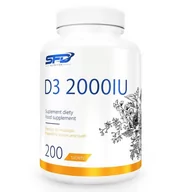 Witaminy i minerały dla sportowców - Witamina D3 2000 200 tabletek - miniaturka - grafika 1
