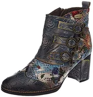 Moda i Uroda OUTLET - Laura Vita Damskie buty Emeline 03 Ankle Boot, niebieski - Jeans - 36 EU - miniaturka - grafika 1