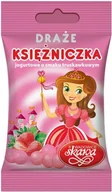 Gumy do żucia, lizaki, dropsy - Draże jogurtowe truskawkowe Księżniczka Skawa 70 g - miniaturka - grafika 1
