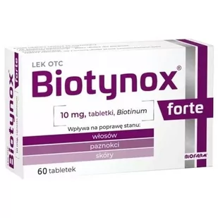 Biotynox Forte 10mg x60 tabletek - Witaminy i minerały - miniaturka - grafika 1