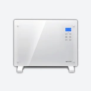 Grzejnik konwektorowy szklany Zenet ZET-526, Biały, 1500W - Ogrzewanie przenośne - miniaturka - grafika 1
