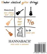 Struny gitarowe  - Hannabach 653091 Klassikgitarrensaiten Serie 890 7/8 Kindergitarre Mensur: 62-64cm - E1 653091 - miniaturka - grafika 1