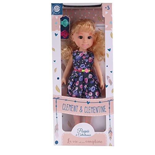 CLEMENT CLEMENTINE - Lalka - Zabawka dla Dzieci - 120191 - Losowy Model - Plastik - Lalki - Dziecko - Manekin - 35 cm x 15 cm - Od 3 lat