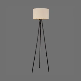 JUST LIGHT. Lampa stojąca Green Duro, tekstylny, trójnóg, beżowy - Lampy stojące - miniaturka - grafika 1