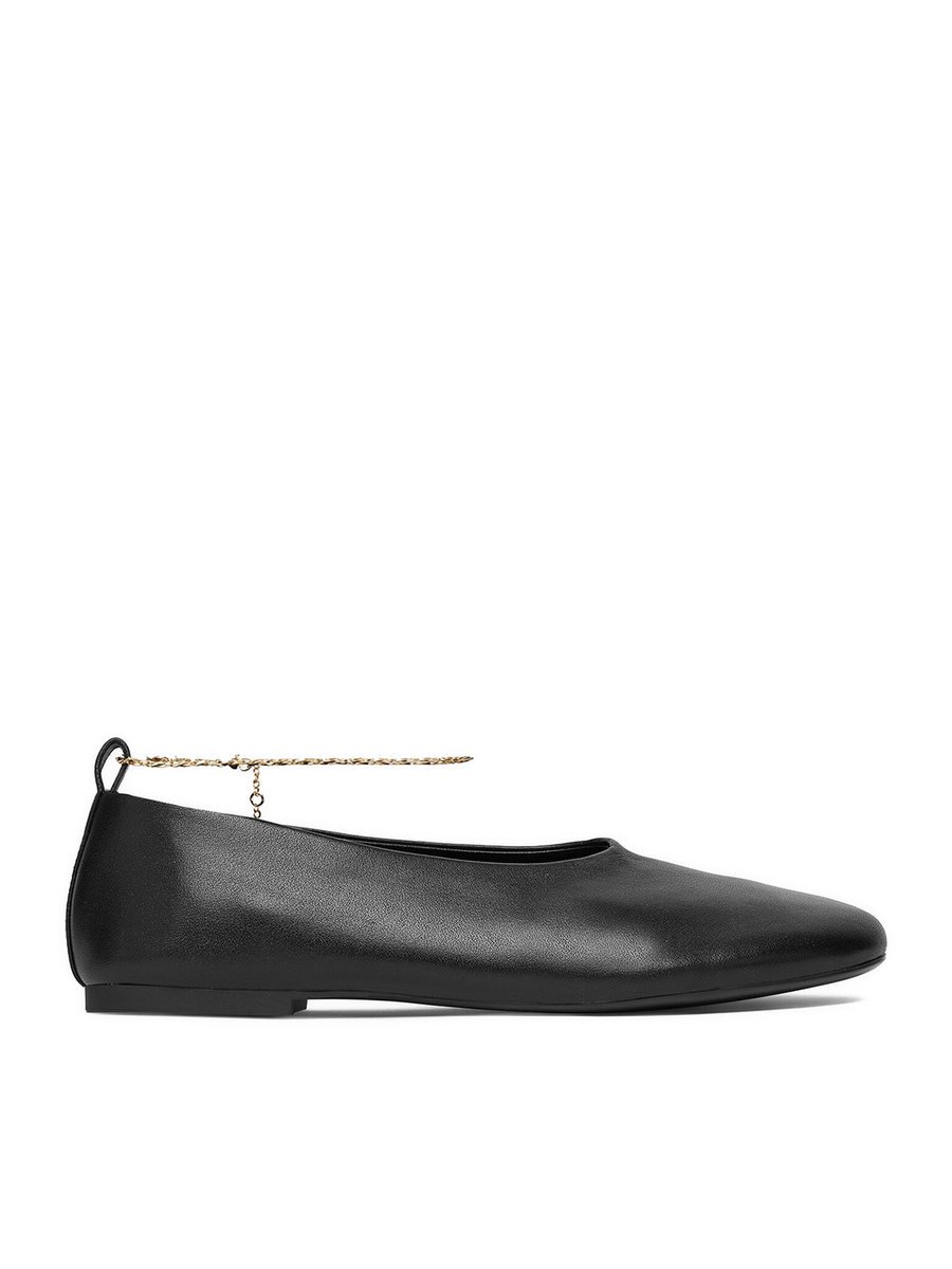 Gino Rossi Baleriny Damskie Czarny Gino Rossi-EO-V2198-73 Czarny