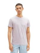 Koszulki męskie - TOM TAILOR Męski T-shirt 1038664, 32242-Iris Lilac, XL, 32242-iris Lilac, XL - miniaturka - grafika 1