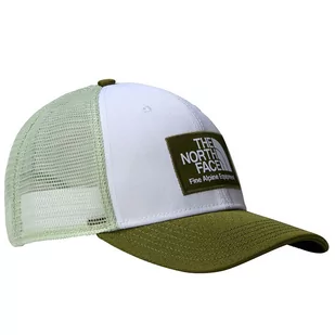 Czapka z daszkiem The North Face Mudder Trucker 0A5FX8TIO1 - biało-zielona - Czapki i chusty sportowe męskie - miniaturka - grafika 1