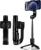 Gimbale - Gimbal Spigen Selfie Stick Statyw Spigen Gimbal Black - miniaturka - grafika 1