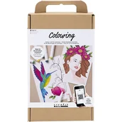 Zabawki kreatywne - Zestaw do kolorowania Diy Kit Coloring Drawing Brush (5712854632874) - miniaturka - grafika 1