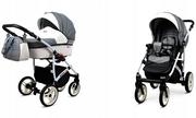 Wózki dziecięce - BabyLux WHITELUX 2w1 5904905102959 - miniaturka - grafika 1