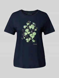 T-shirt o kroju regular fit z czystej bawełny - Koszulki i topy damskie - miniaturka - grafika 1