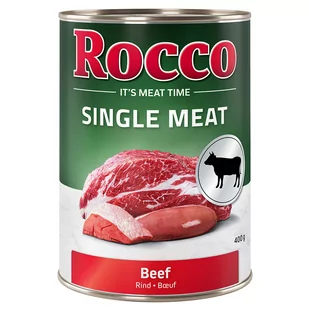 Rocco Single Meat, 6 x 400 g - Wołowina - Mokra karma dla psów - miniaturka - grafika 1