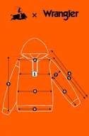 Bluzy męskie - Wrangler GRAPHIC HOODIE Wren bluza bawełniana męska z kapturem kangurka L - miniaturka - grafika 1