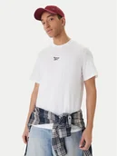 Koszulki męskie - Reebok T-Shirt Branagan RK25561CCM Biały Regular Fit - miniaturka - grafika 1