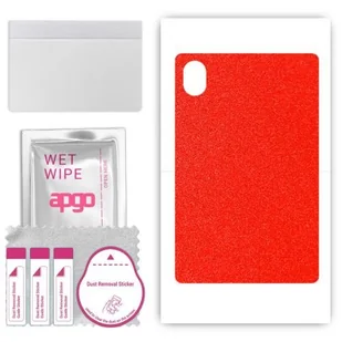 folia naklejka skórka strukturalna na TYŁ do Umidigi G1 Tab Mini - Czerwony Pastel Matowy - apgo SKINS - Akcesoria do tabletów i e-booków - miniaturka - grafika 1