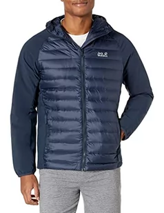 Jack Wolfskin Męska kurtka Jwp Hybrid M Shell, nocny granat, S - Kurtki męskie - miniaturka - grafika 1