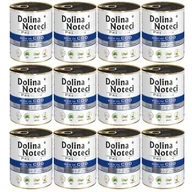 Mokra karma dla psów - Dolina Noteci Premium Adult bogata w dorsza z brokułami puszka 12x800 g - miniaturka - grafika 1