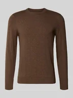 Swetry męskie - Sweter z dzianiny z mieszanki bawełny i kaszmiru z okrągłym dekoltem - miniaturka - grafika 1