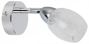 Candellux Lighting RICO 91-67500 chromowany kinkiet nad lustro LED klasyczny z ozdobnym kloszem 91-67500 - Lampy ścienne - miniaturka - grafika 1