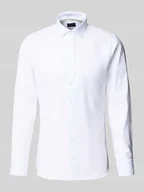 Koszule męskie - Koszula biznesowa o kroju super slim fit z kołnierzykiem typu kent - miniaturka - grafika 1