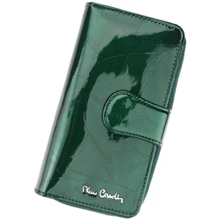 Pierre Cardin, Portfel skórzany damski, 02, Leaf 116, zielony - Portfele - miniaturka - grafika 1