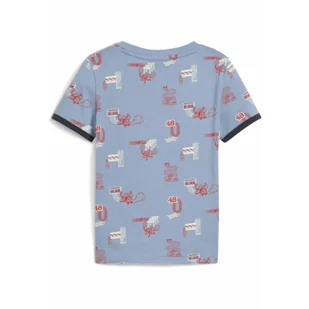 Dziecięca koszulka Little Runners PUMA Cool Blue - Odzież sportowa dziecięca - miniaturka - grafika 1