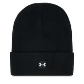 Czapki męskie - Czapka Under Armour Halftime Cuff 1373155-001 Czarny - miniaturka - grafika 1