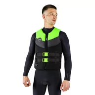 Sprzęt asekuracyjny i ratunkowy - Kamizelka asekuracyjna męska JOBE Neoprene czarno-zielona 244922004 XL+ - miniaturka - grafika 1