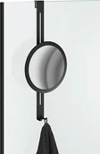 Lusterka do makijażu - Lusterko kosmetyczne powiększające x5 Contract czarny mat prysznicowe - miniaturka - grafika 1