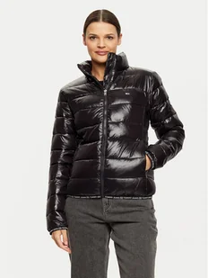 Tommy Jeans Kurtka puchowa DW0DW19312 Czarny Regular Fit - Kurtki damskie - miniaturka - grafika 1
