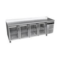Stoły gastronomiczne - Stół chłodniczy przeszklony 4-drzwiowy Green Line ASBER GGTP-7-225-40 SB40 LC GD - miniaturka - grafika 1