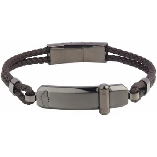 Bransoletka Męska Police PEAGB2211636 Skórzany 19 cm - Bransolety męskie - miniaturka - grafika 1