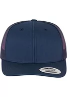 Czapki damskie - Flexfit Uniseks Retro Trucker Czapka z Daszkiem, Granatowy, 3XS-XXS - miniaturka - grafika 1