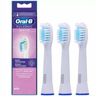 3 x KOŃCÓWKI ORAL-B SONICZNE PULSONIC SENSITIVE - Końcówki do szczoteczek elektrycznych - miniaturka - grafika 1