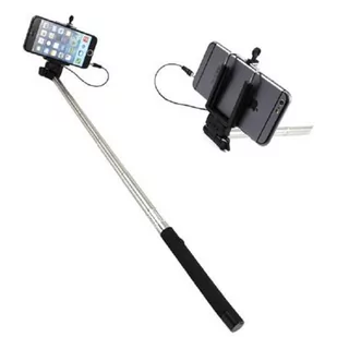XREC Selfie Stick 23-110 cm czarny - Selfie stick - miniaturka - grafika 1