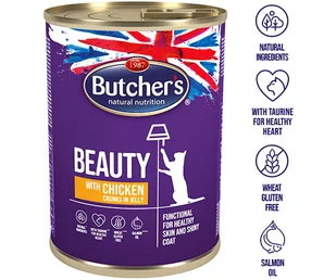 Butchers Classic Pro Series Kurczak w galaretce 400g puszka - Mokra karma dla kotów - miniaturka - grafika 1