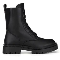 Buty dla dziewczynek - Śniegowce DeeZee CS6389-02 Czarny - miniaturka - grafika 1