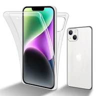 Etui i futerały do telefonów - Pokrowiec Do Apple iPhone 14 Etui w PRZEZROCZYSTY 360° Full Body Obudowa Case Cover Ochronny Cadorabo - miniaturka - grafika 1