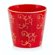 Donice - Osłonka retro czerwony 14 cm - miniaturka - grafika 1