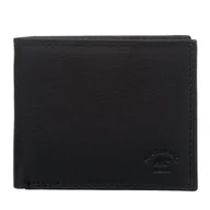 Portfele - Mały Portfel Męski RFiD Skórzany Natural Brand Czarny - miniaturka - grafika 1