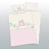 Pościel dla dzieci - Herding Pościel dla dzieci do łóżeczka Jana Sowa, 135 x 100 cm, 40 x 60 cm - miniaturka - grafika 1