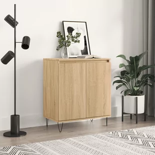 vidaXL Komoda, dąb sonoma, 60x35x70 cm, materiał drewnopochodny - Komody - miniaturka - grafika 1