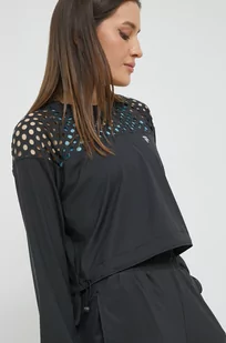 Fila bluza sportowa Racharia damska kolor czarny gładka - Bluzy damskie - miniaturka - grafika 1