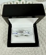 Spinki do mankietów i krawatów - SPINKI DO MANKIETÓW koszuli mankietu buty adidasy - miniaturka - grafika 1