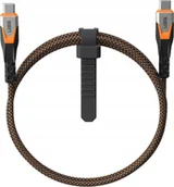 Kable USB - Kabel USB C2G UAG SRGE - kabel USB-C - USB-C, USB 3.2 Gen2 240W/20Gbps, 75 cm (black/orange) - miniaturka - grafika 1